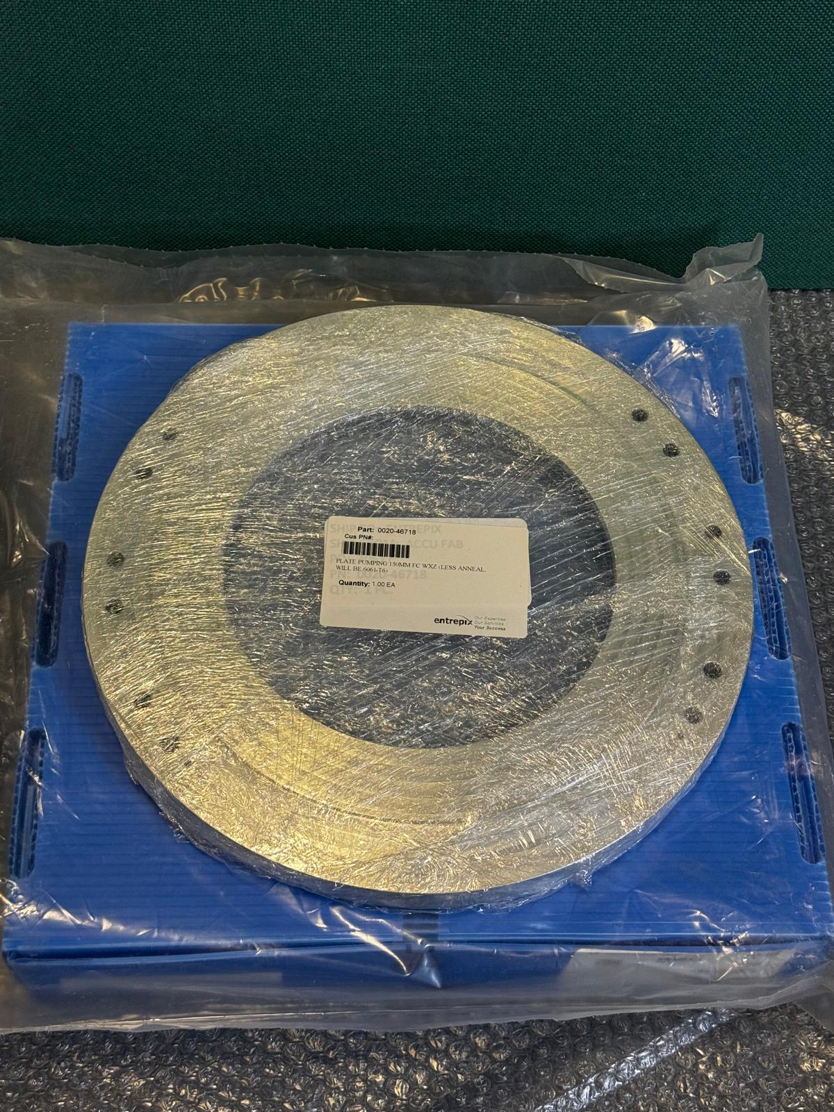 Applied Materials AMAT 0020-46718 PUMPING PLATE WXZ 150MM CR