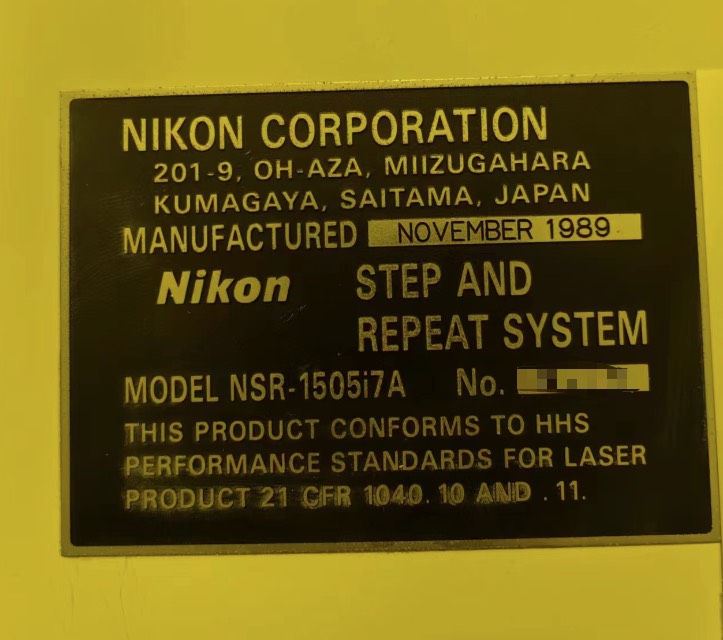 Used 1989 NIKON  NSR-1505i7A