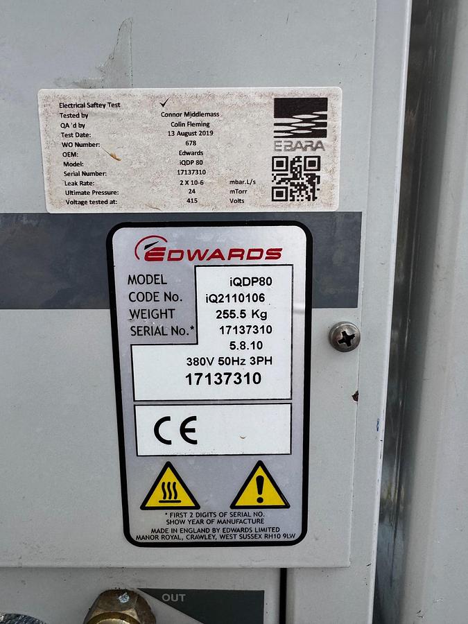 Used Edwards IQDP80 / EH1200 Booster