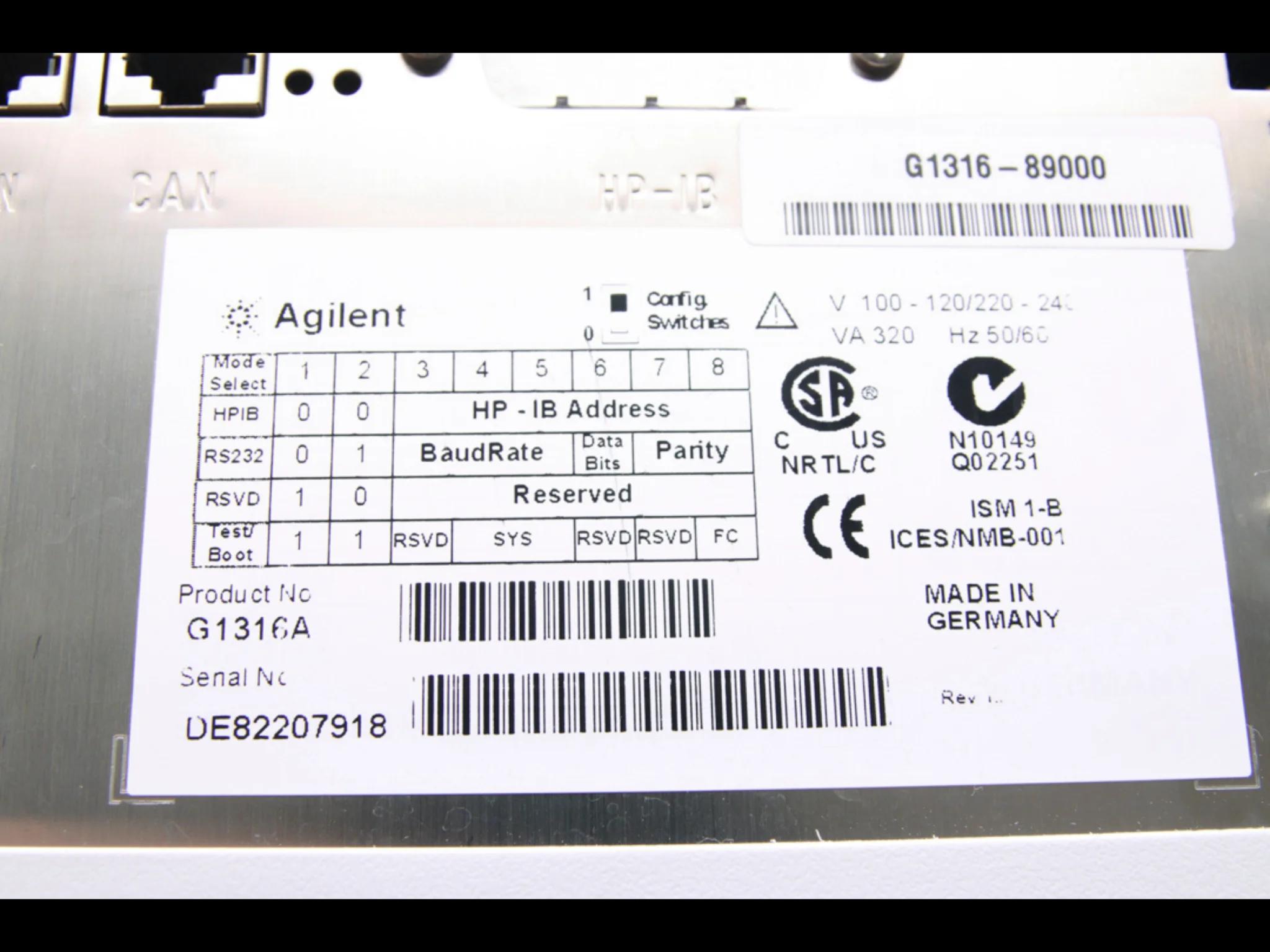 Used Agilent 1260 system