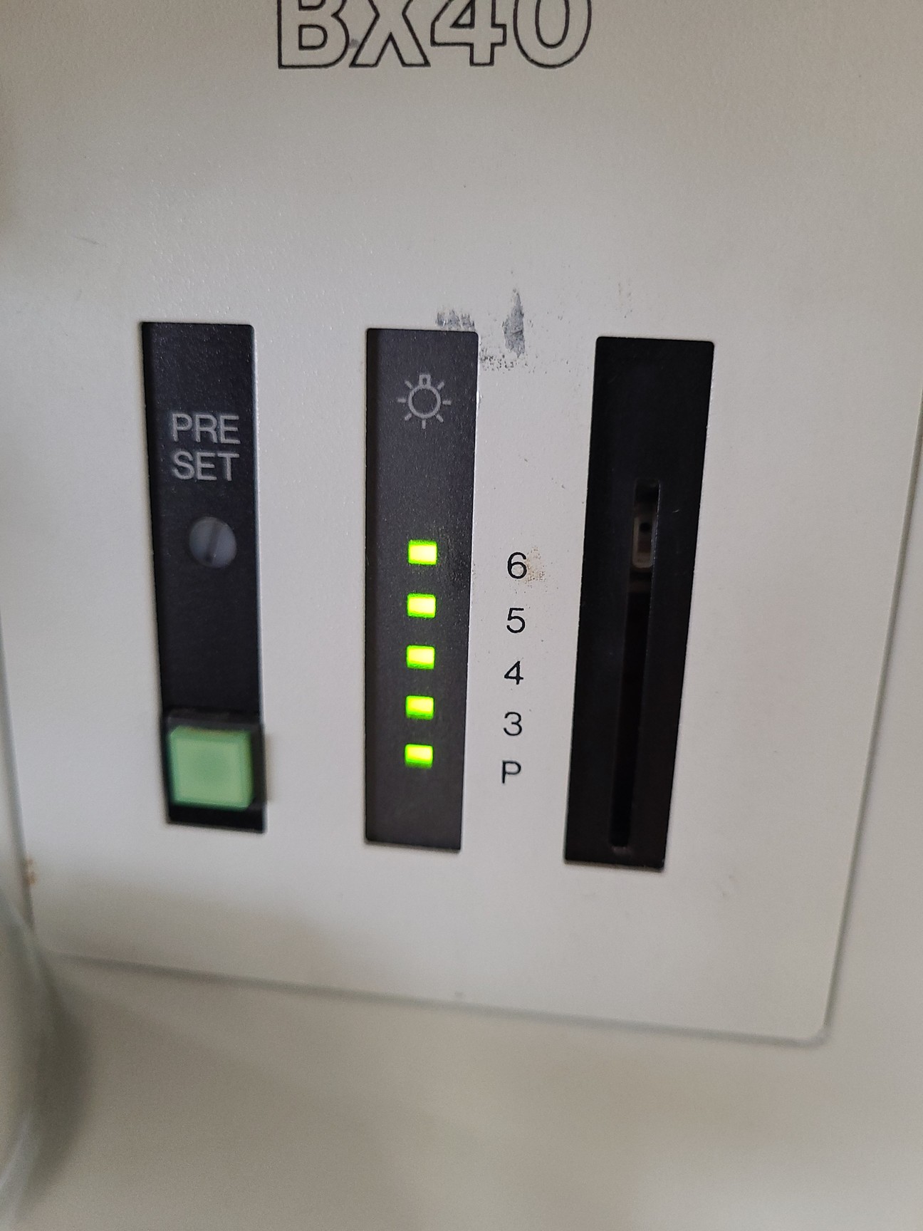 Used Olympus BX40F-3 Microscope w/ 5 Objectives & PlanApo100UV MDPlan150 Lab