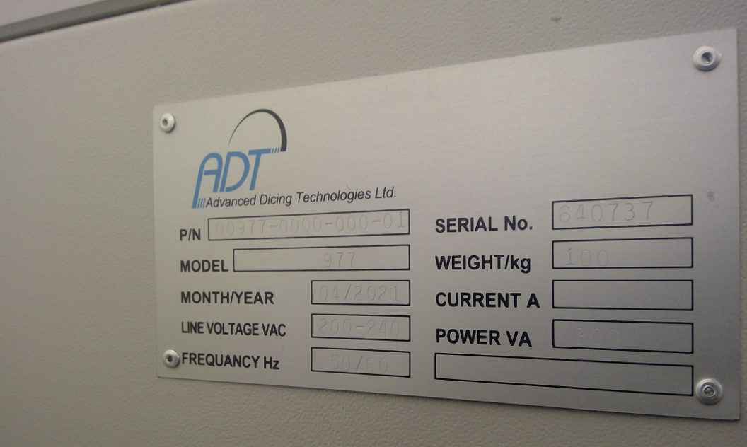 Used 2021 Advanced Dicing Technologies (ADT) 977