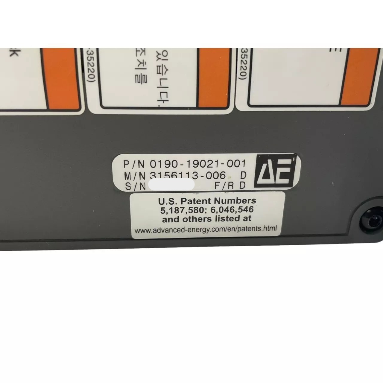 Used AMAT 0190-19021 APEX 3013 RF GENERATOR AE 3156113-006