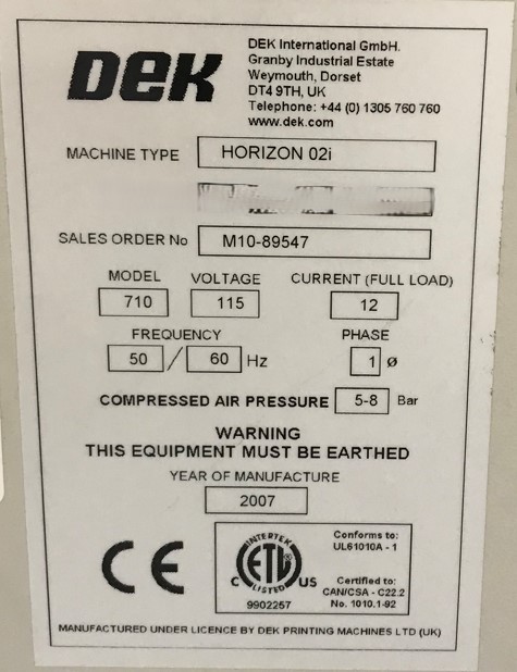 Used 2007 DEK HORIZON-OZI