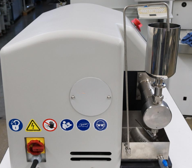 Used 2020 Microfluidics  LM20 micro-fluidizer