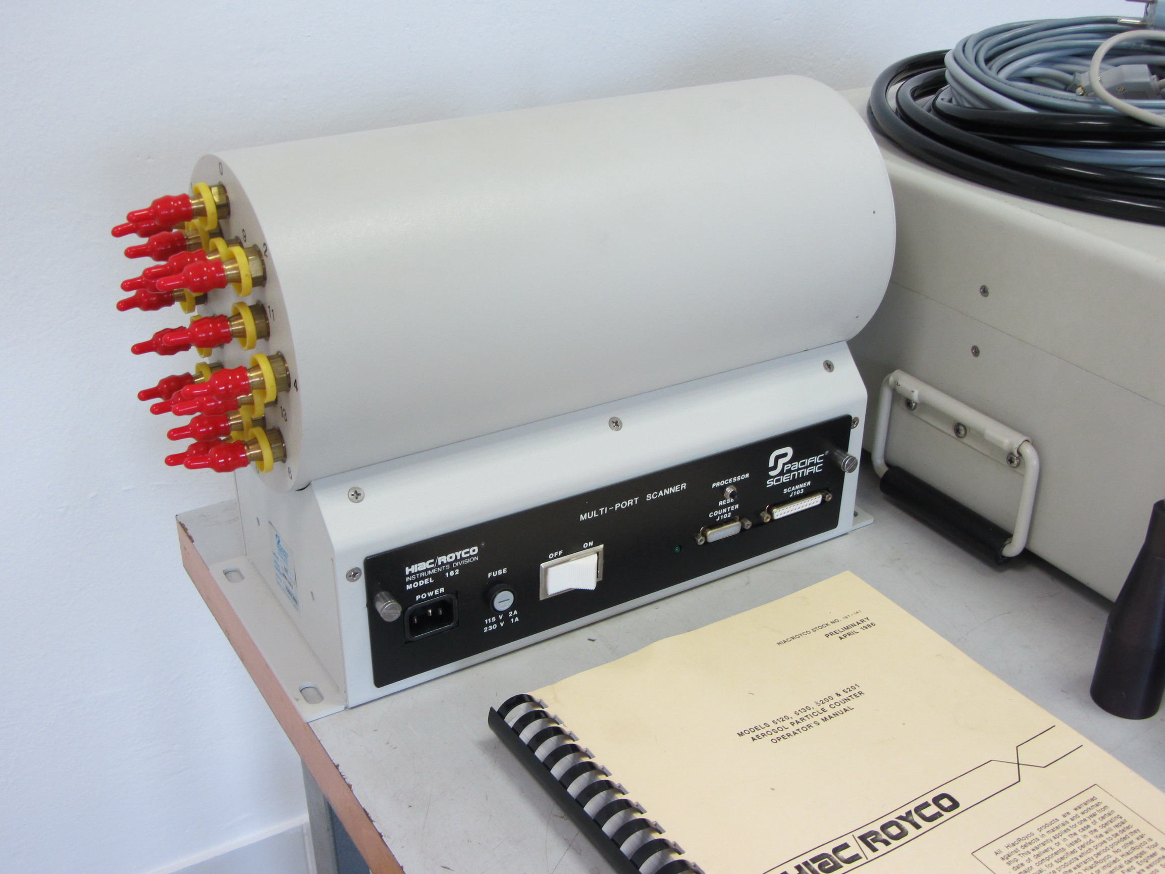 Used Laser Particle Counter HIAC/ROYCO Model 5120 + HIAC/ROYCO Model 162 (Multi-Port Scanner)