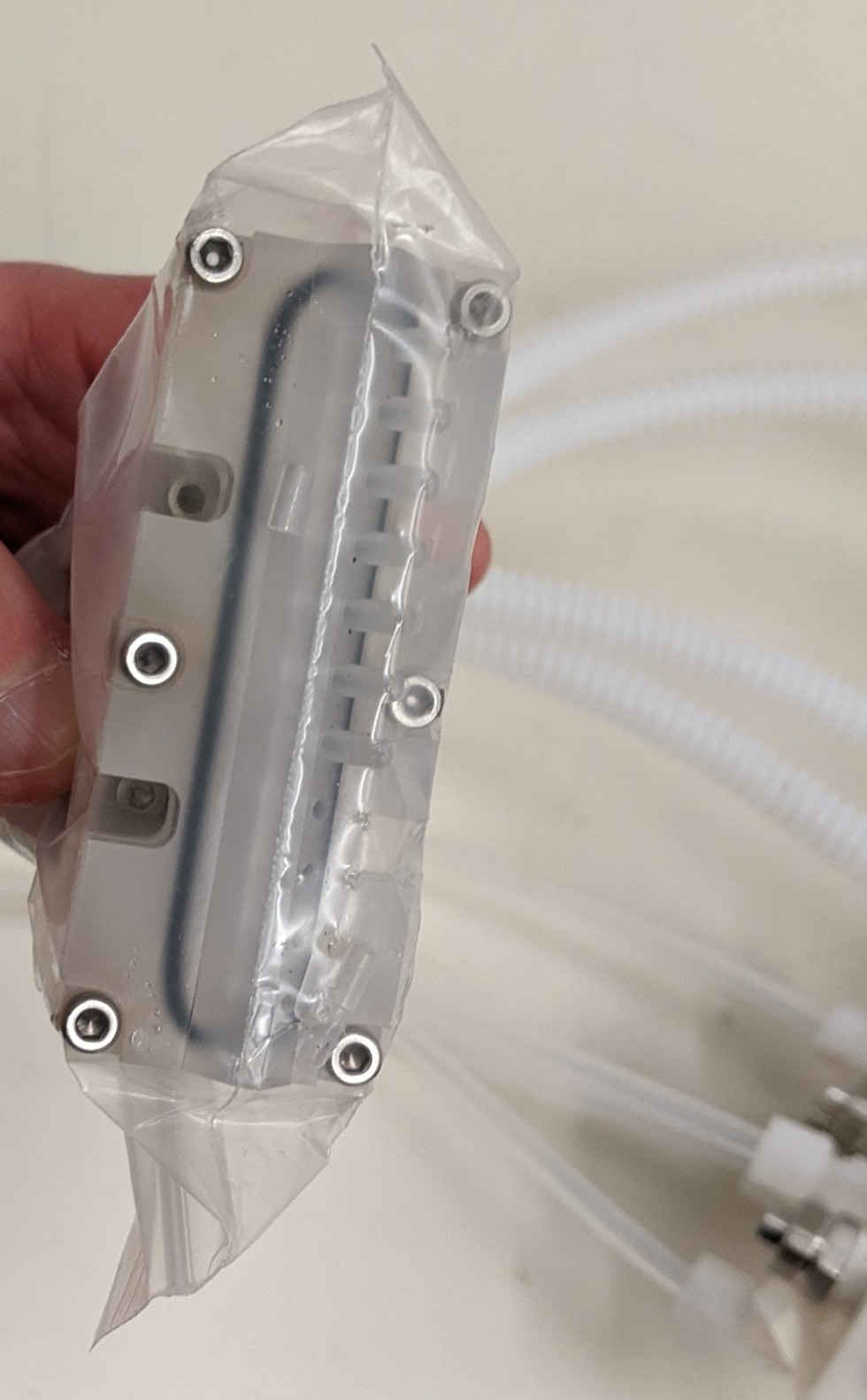 Used TEL Act 8 Part Dev 3-2 Dispense Line/Water Jacket H Nozzle Assembly