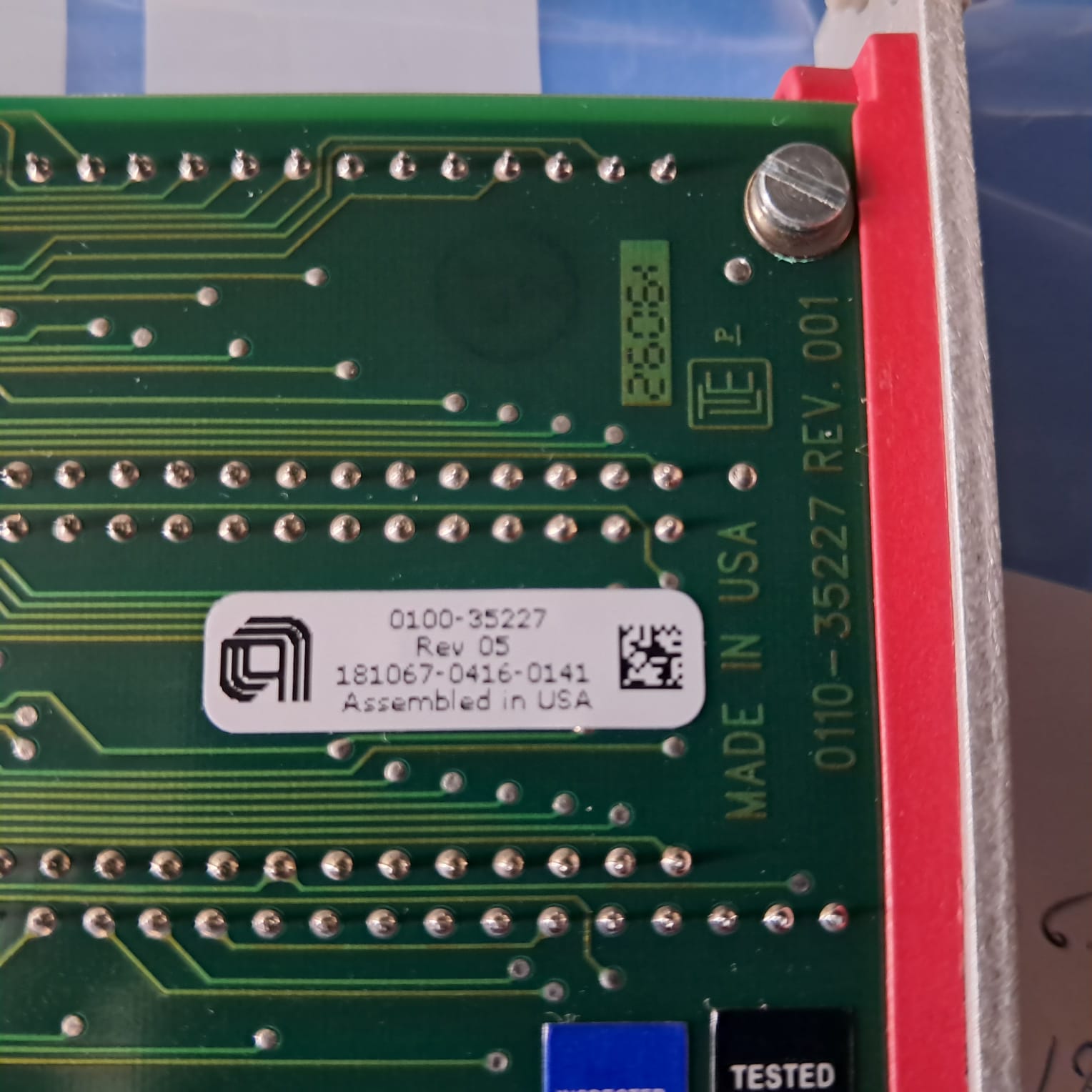 Applied Materials AMAT 0100-35227 7855401 E CHUCK CONTROLLER PCB