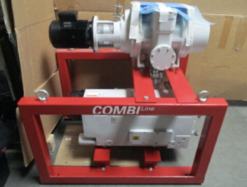 Used Pfeiffer Vacuum Pump CombiLine WU 942, Hena 300 & Okta 1000 Roots Blower Pump