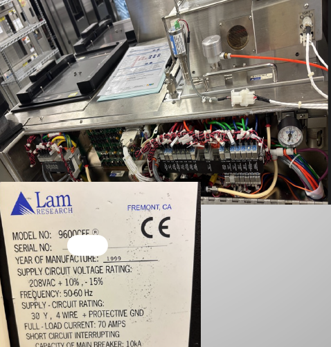 Used 1999 Lam Research TCP 9600SE (CFE)   (Envision SW)