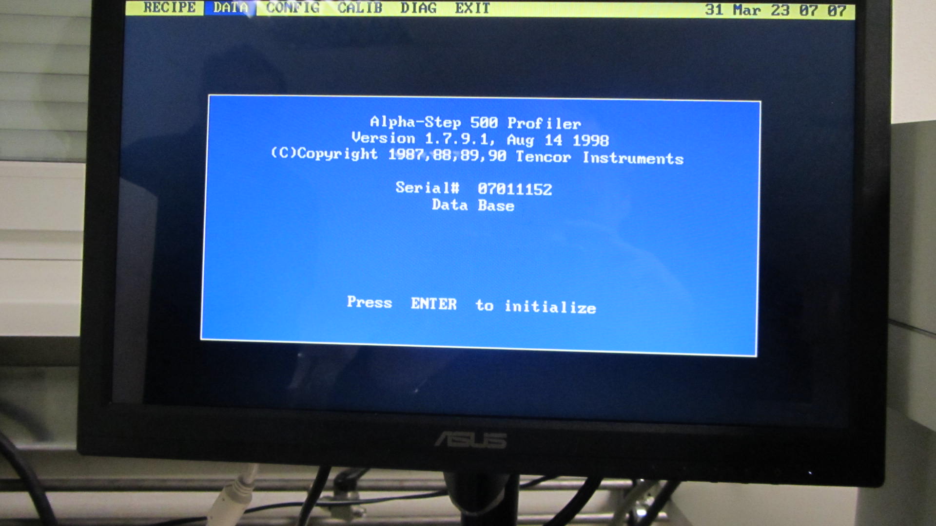 Used KLA/Tencor Alpha Step AS500