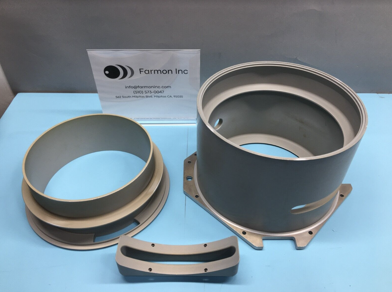 Used AMAT MXP+ ETCH CHAMBER AND CATHODE LINER SET, SLIT VALVE LINER SET, 119762