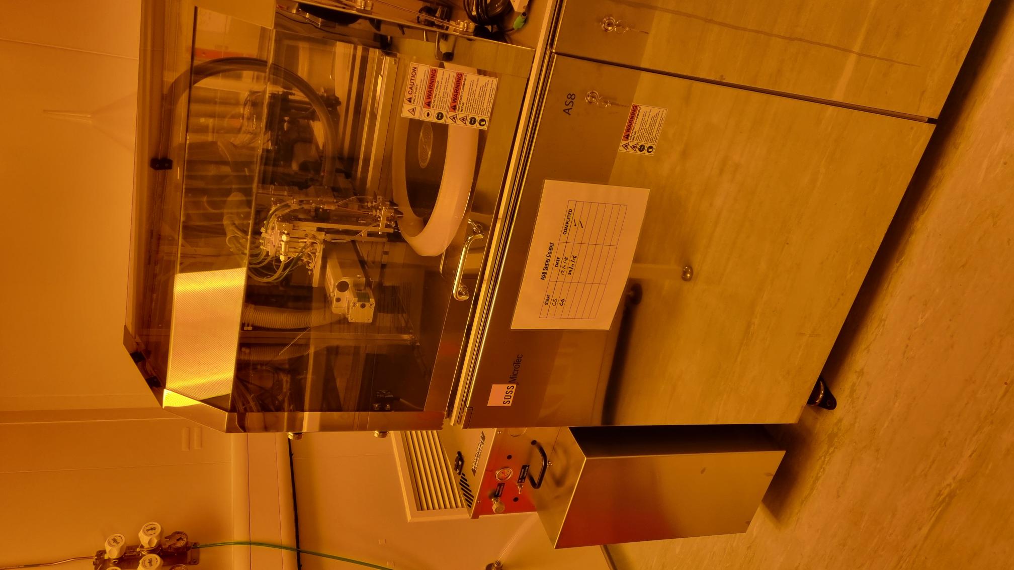 Used 2016 Suss Microtec AS8 Spray Coater