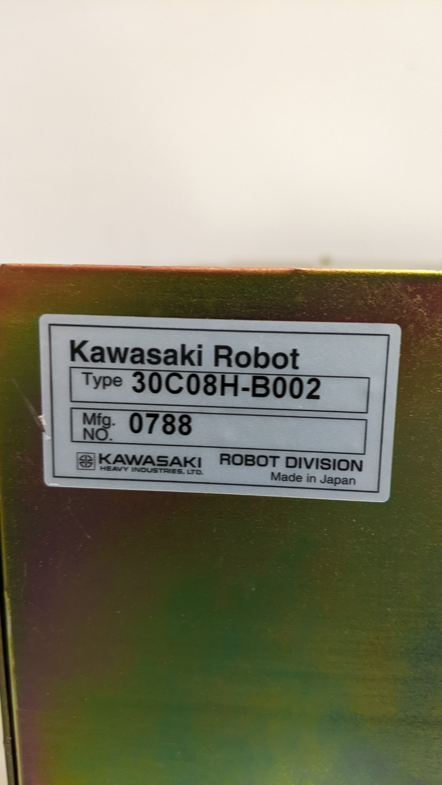 Used KAWASAKI ROBOT DIVISION ROBOT CONTROLLER