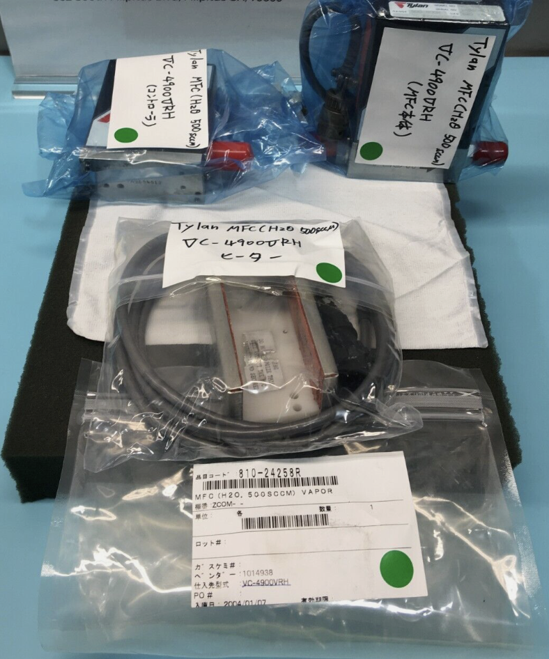 Used Tylan C-4900VRH Mass Flow Controller MFC + Remote Electronics + Cable, 128153