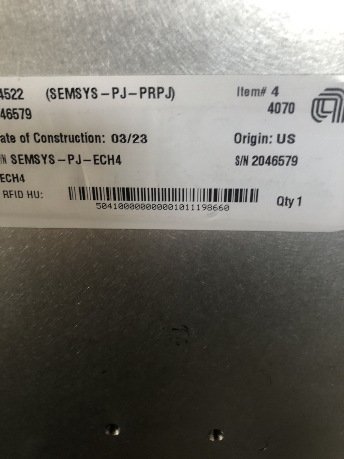 Used AMAT Endura CL IMP chamber mainframe & 2 chamber