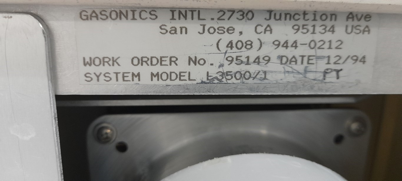 Used 1994 Gasonics L3300 - 150mm Asher