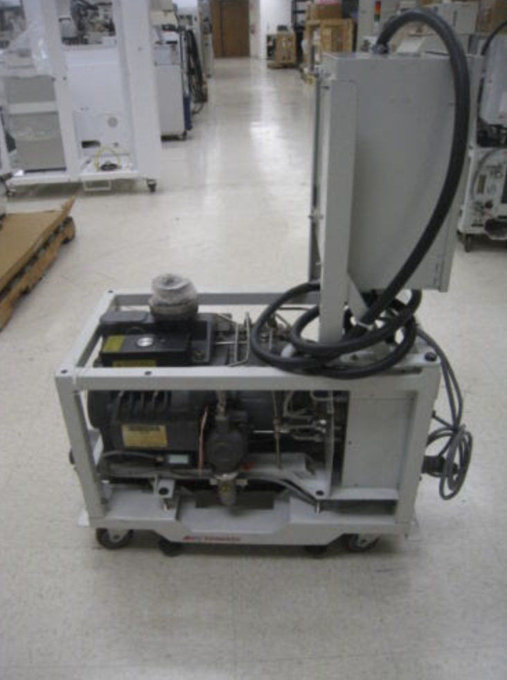Used BOC EDWARDS QDP 40 vacuum pump with Silencer and AMAT Controller Box