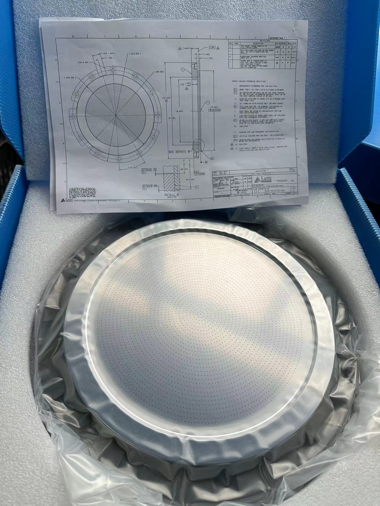 Used LAM  8 Inch Si Cathode