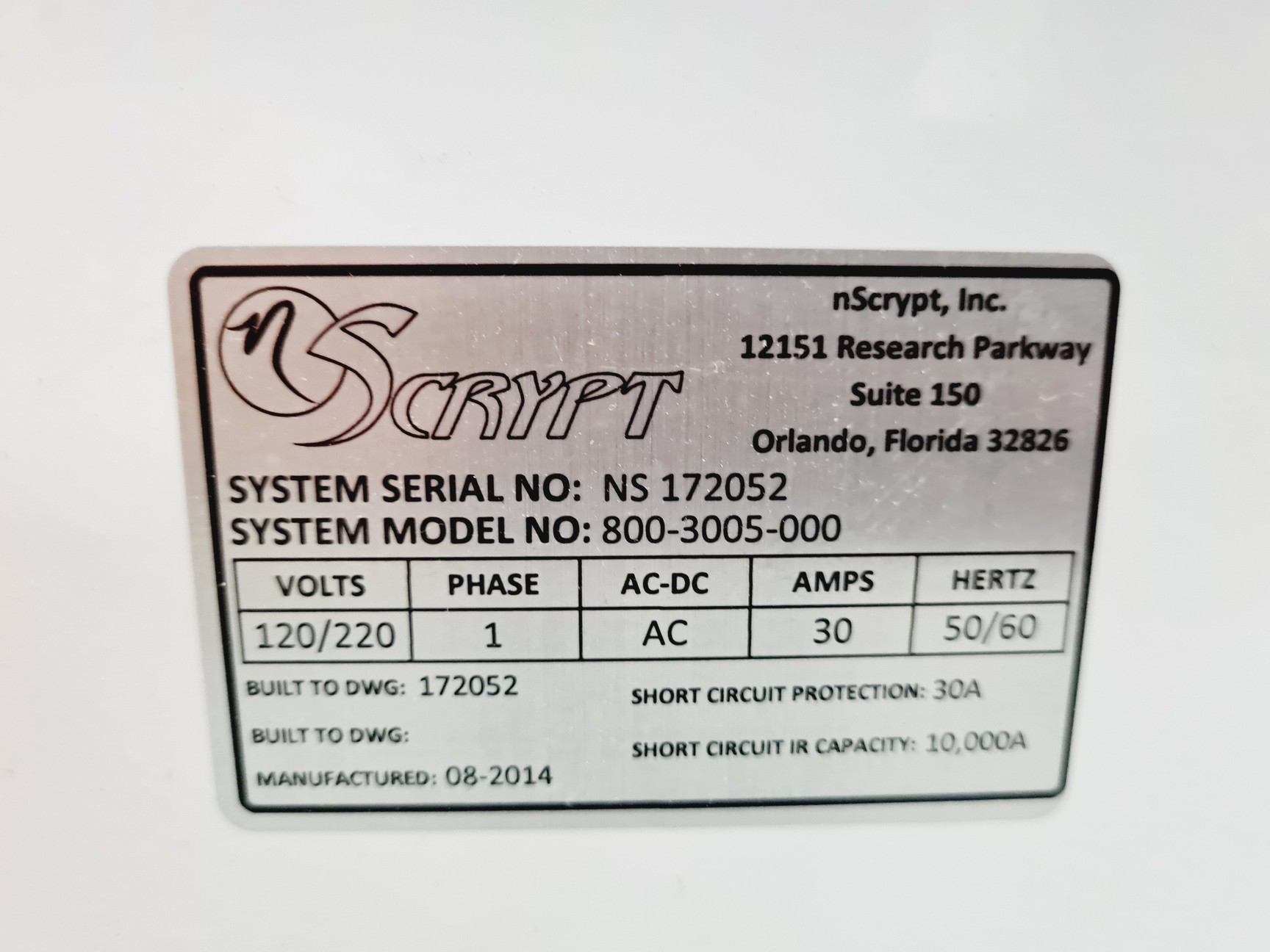 Used 2014 NScrypt 3Dn-300 FiT Direct Digital Manufacturing System w/ PC & Accessories Lab