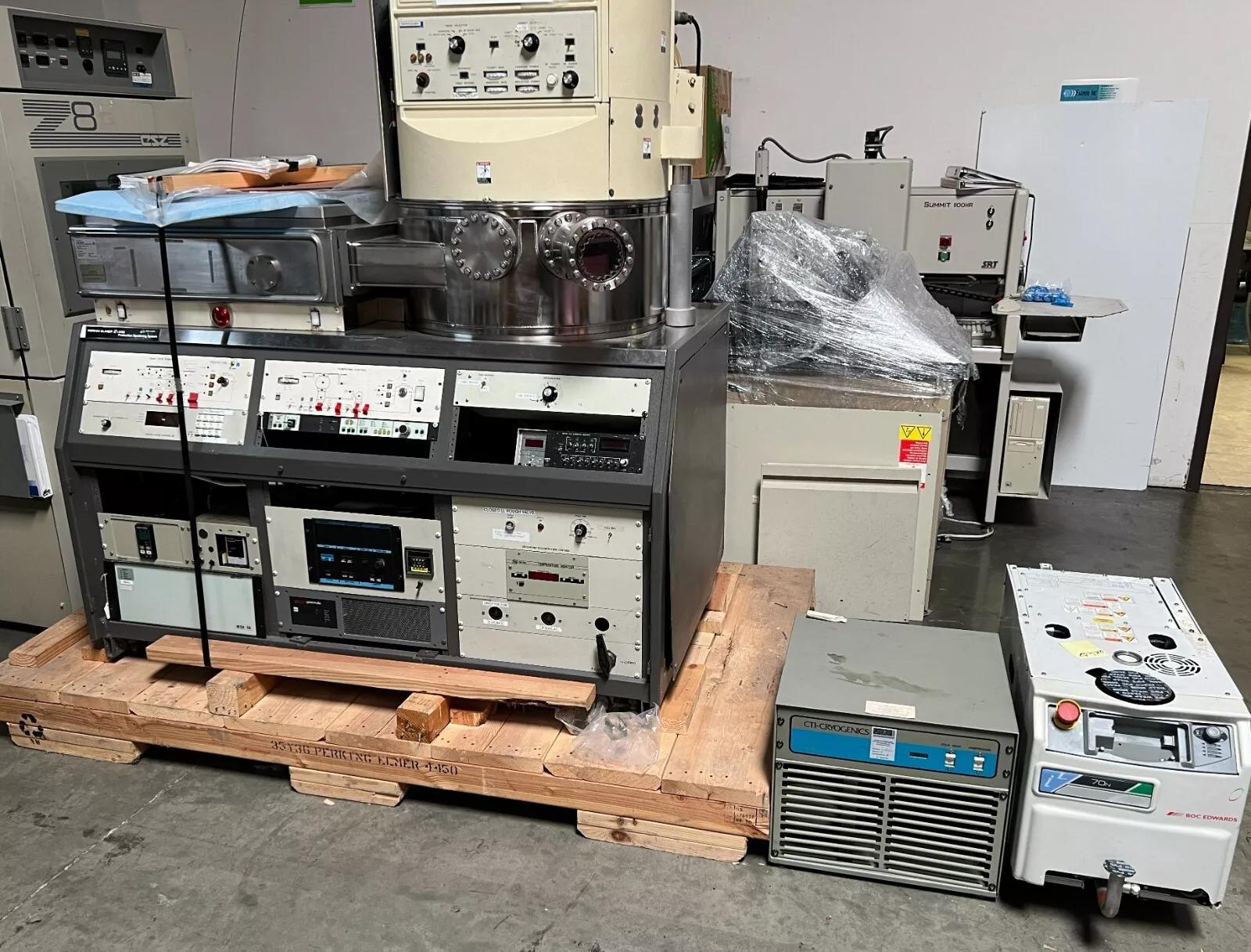 Used 2003 Perkin Elmer 4450 Sputtering PVD , Cryo Compressor, Vacuum Pump