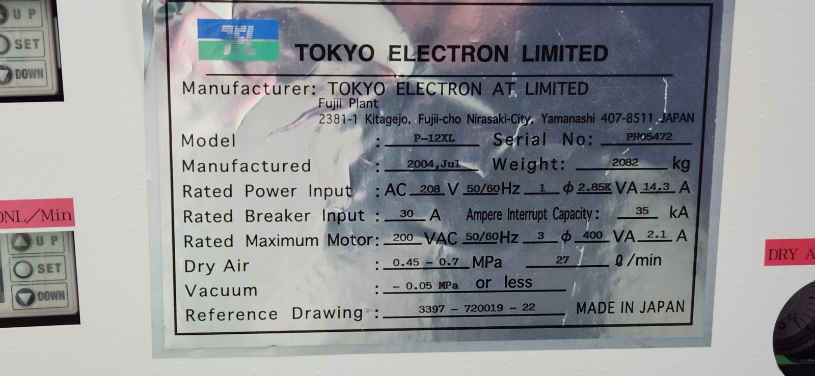 Used 2004 TEL P-12XL