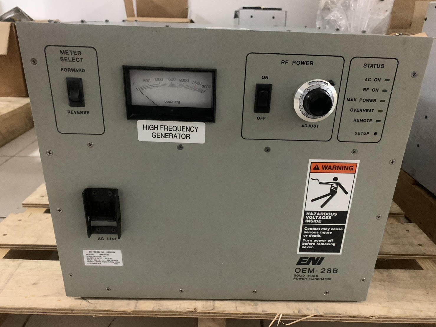 Used ENI OEM-28B-02 RF Generator