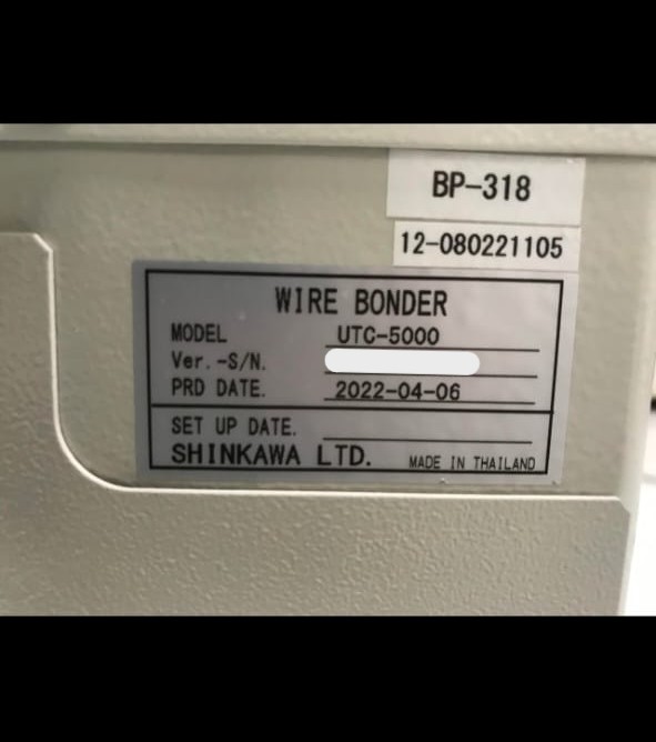Used 2022 Shinkawa UTC 5000 Bonder
