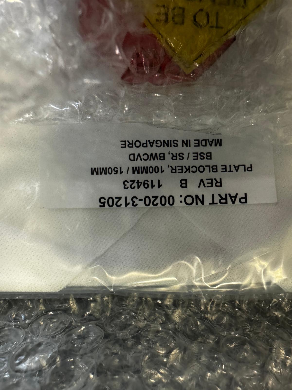 Applied Materials AMAT 0020-31205 BLOCKER PLATE 4" 5" 6" BWCVD