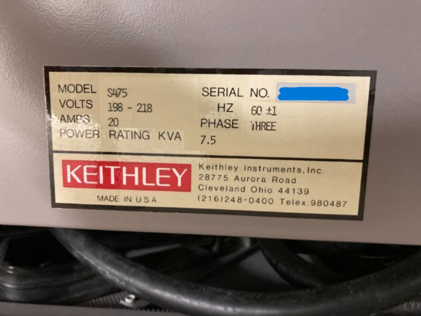 Used 2001 KEITHLEY S425