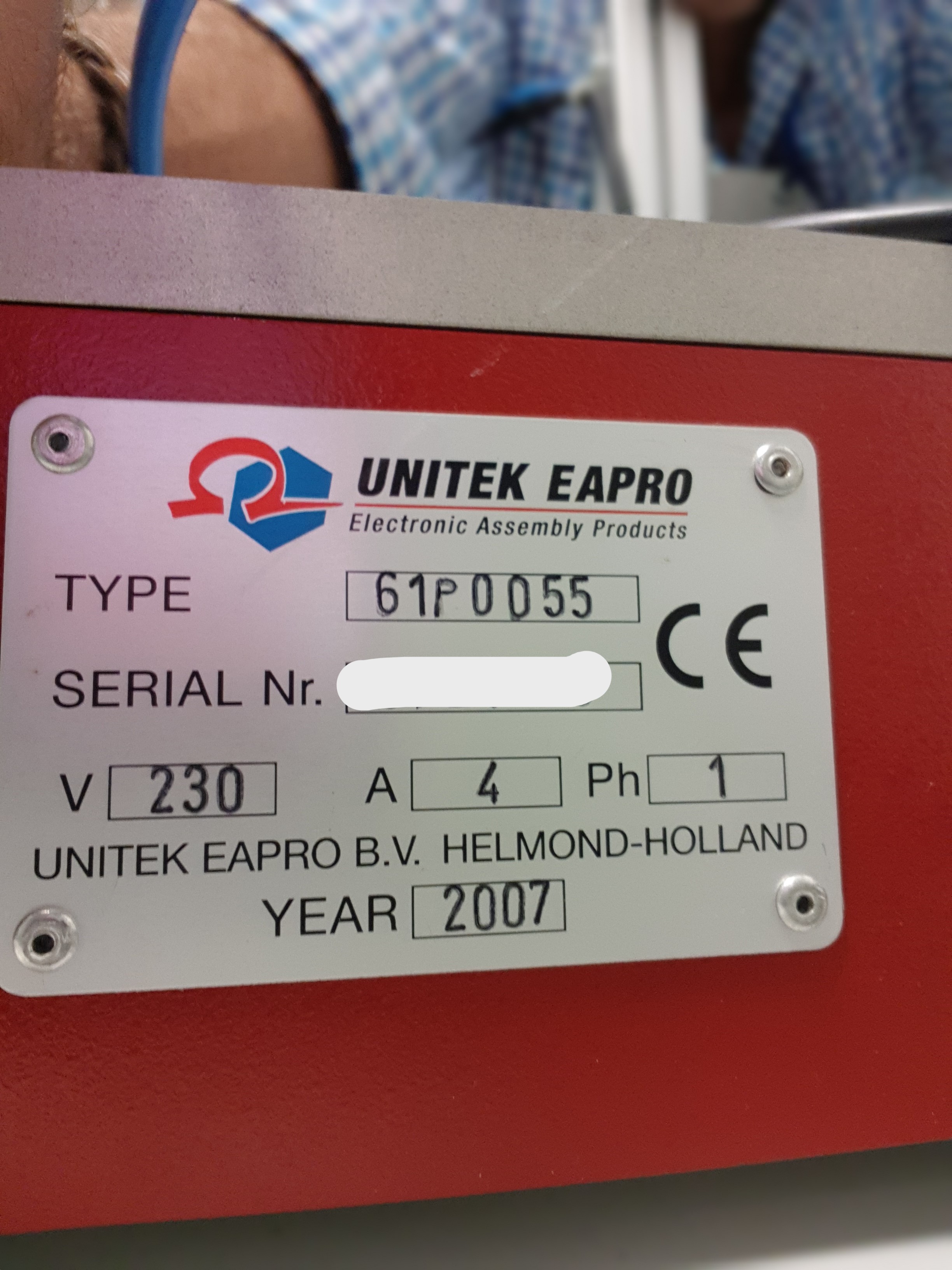 Used 2007 Unitek EAPRO 61P0055