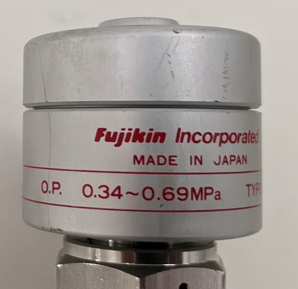 Refurbished Fujikin Incorporated 316L Type N.C