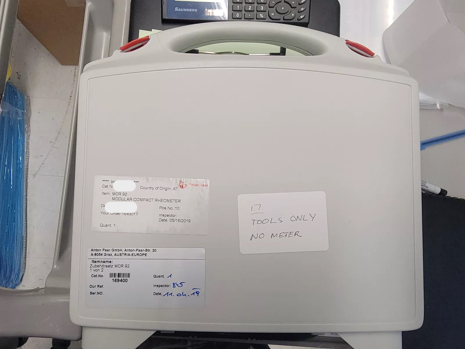 Used ANTON PAAR MCR92 Rheometer