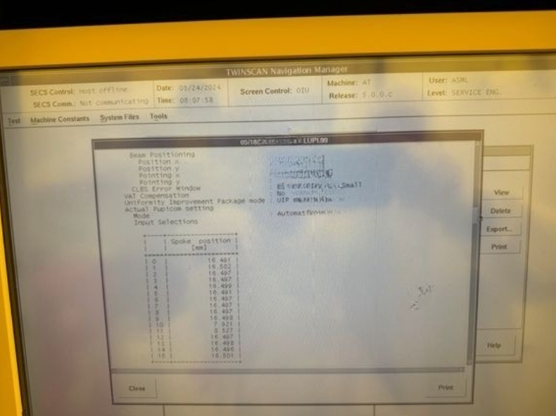 Used 2006 ASML TWINSCAN XT:1700i
