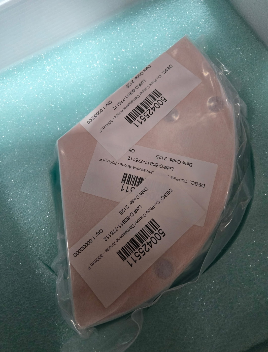 LAM  Sabre Extreme Cu Anodes (new in the packages)