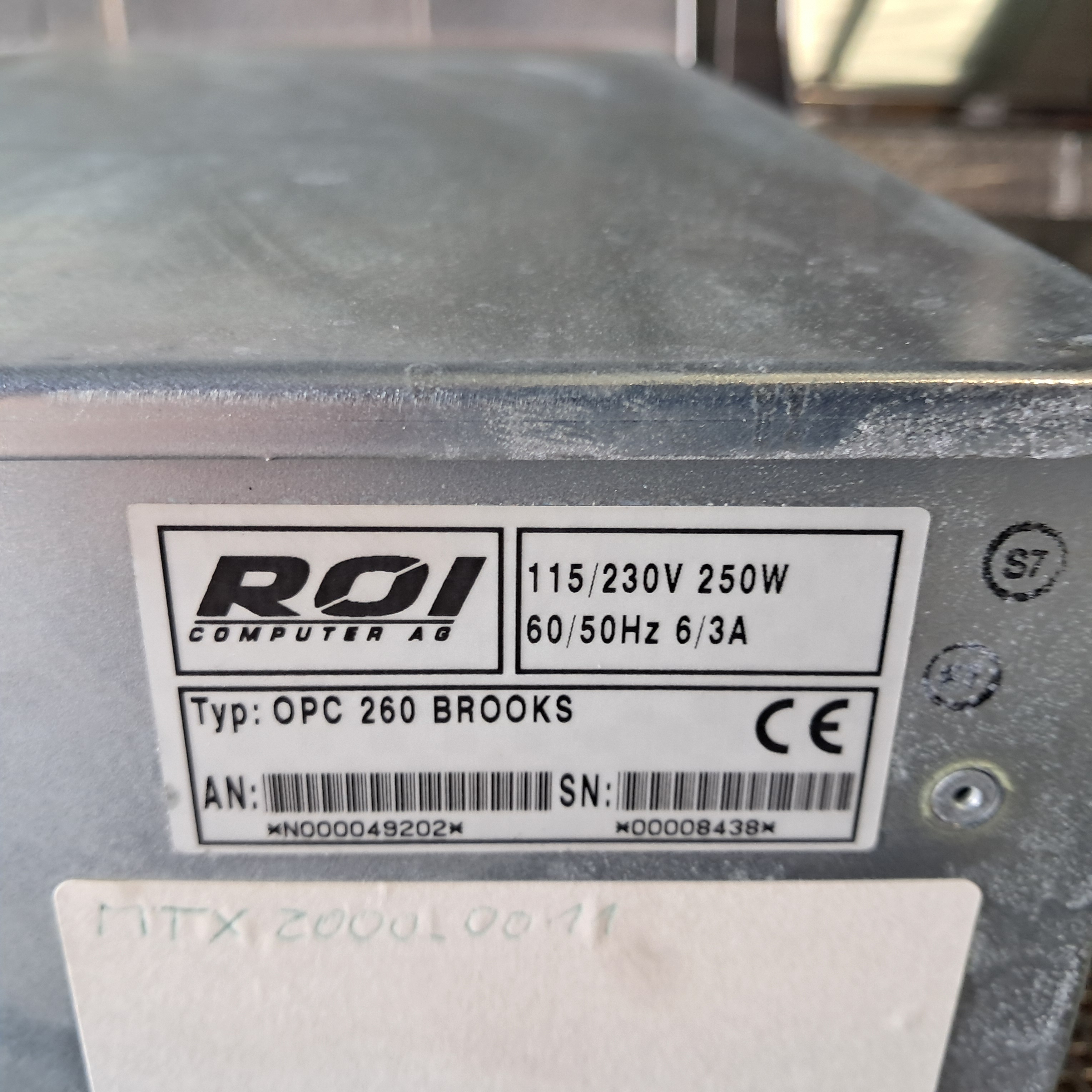 Used ROI Computer AG OPC 260 Brooks