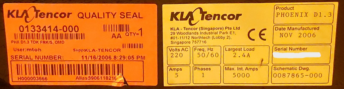 Used 2006 KLA-Tencor Archer 200 AIM