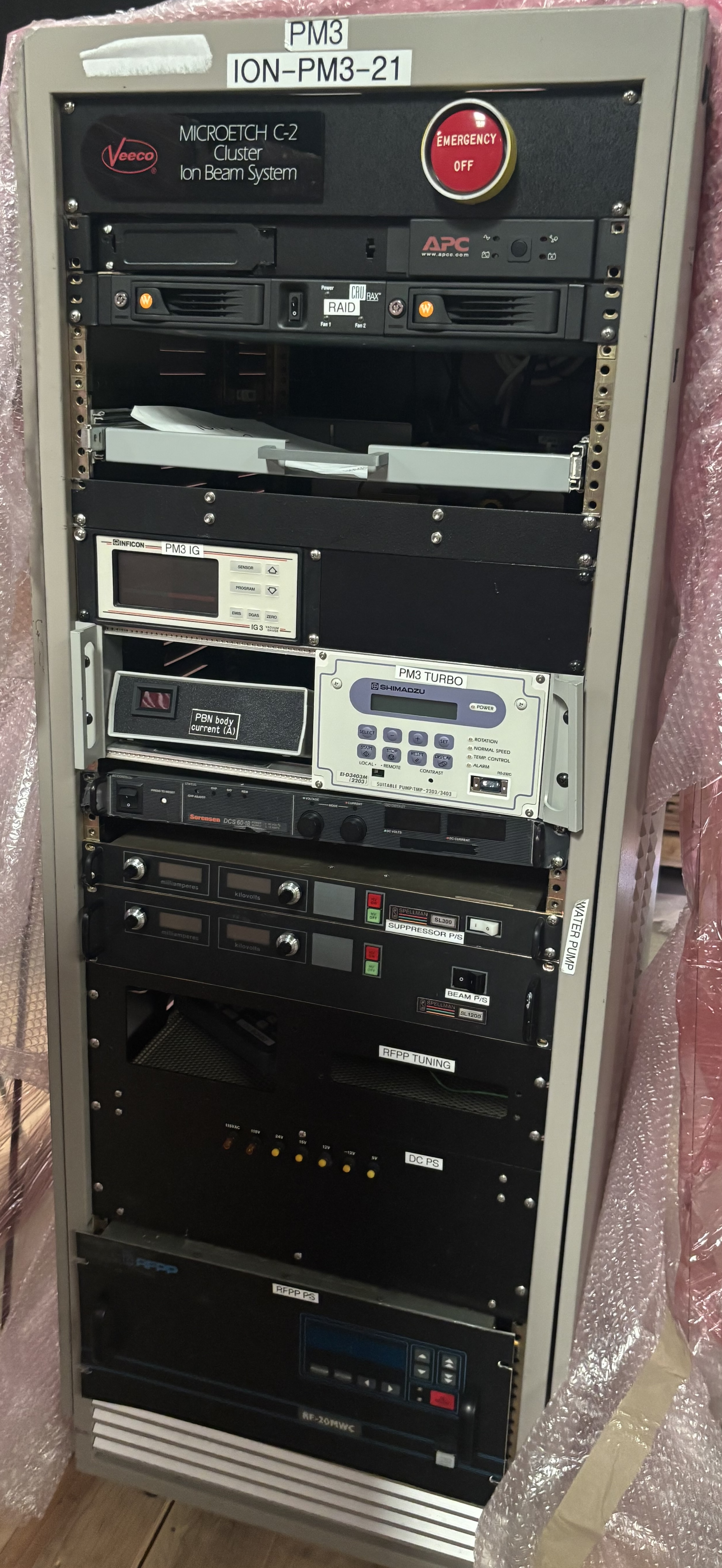 Used Veeco Microtech RF-350 Ion Beam System