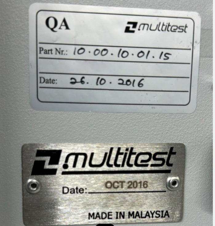 Used 2016 Multitest MT 9510 XP Handler