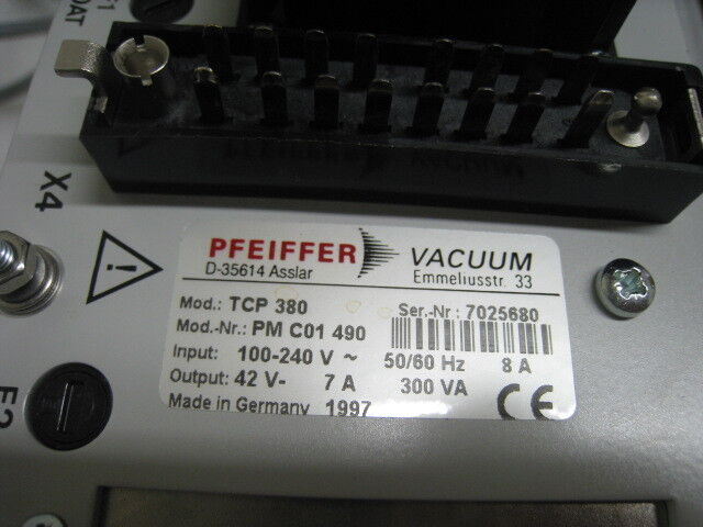 Used Pfeiffer turbo pump TMH 260 + controller
