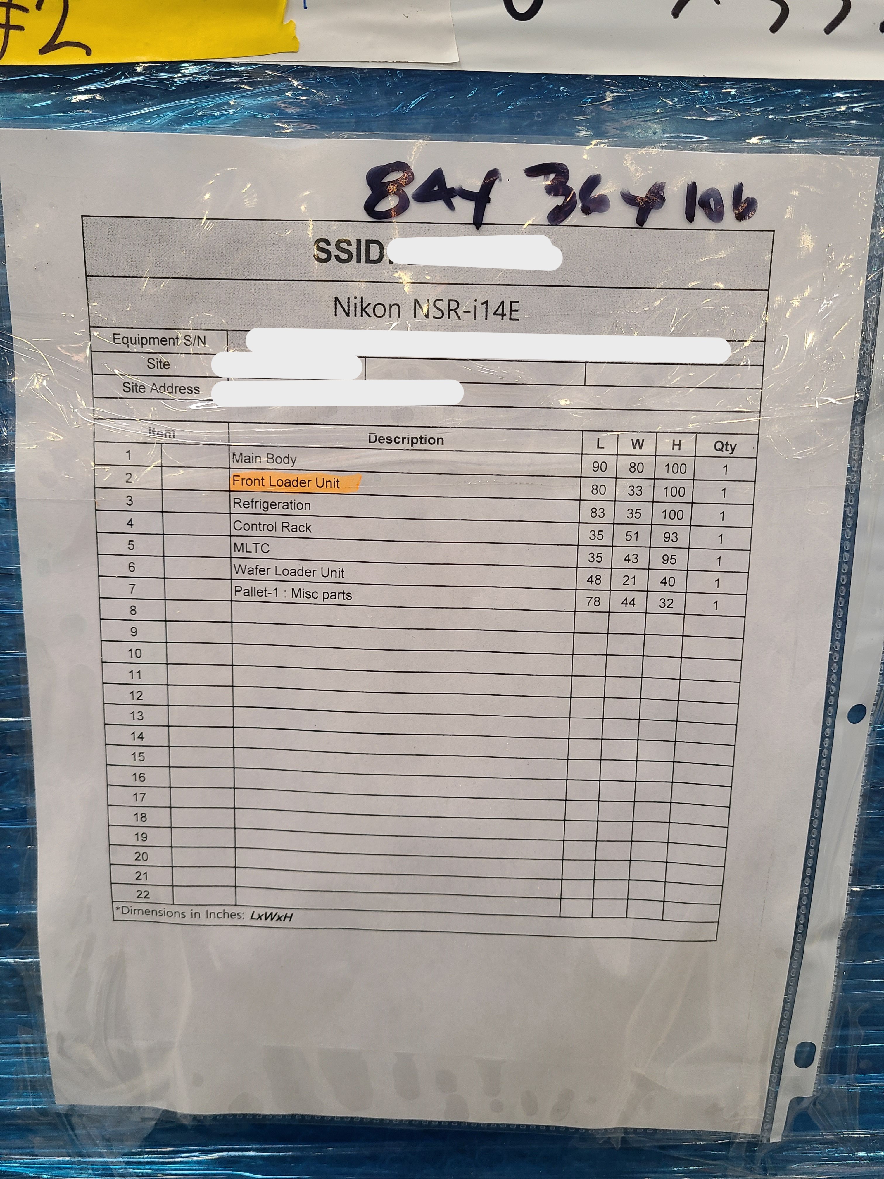 Used 1997 NIKON NSR-i14E