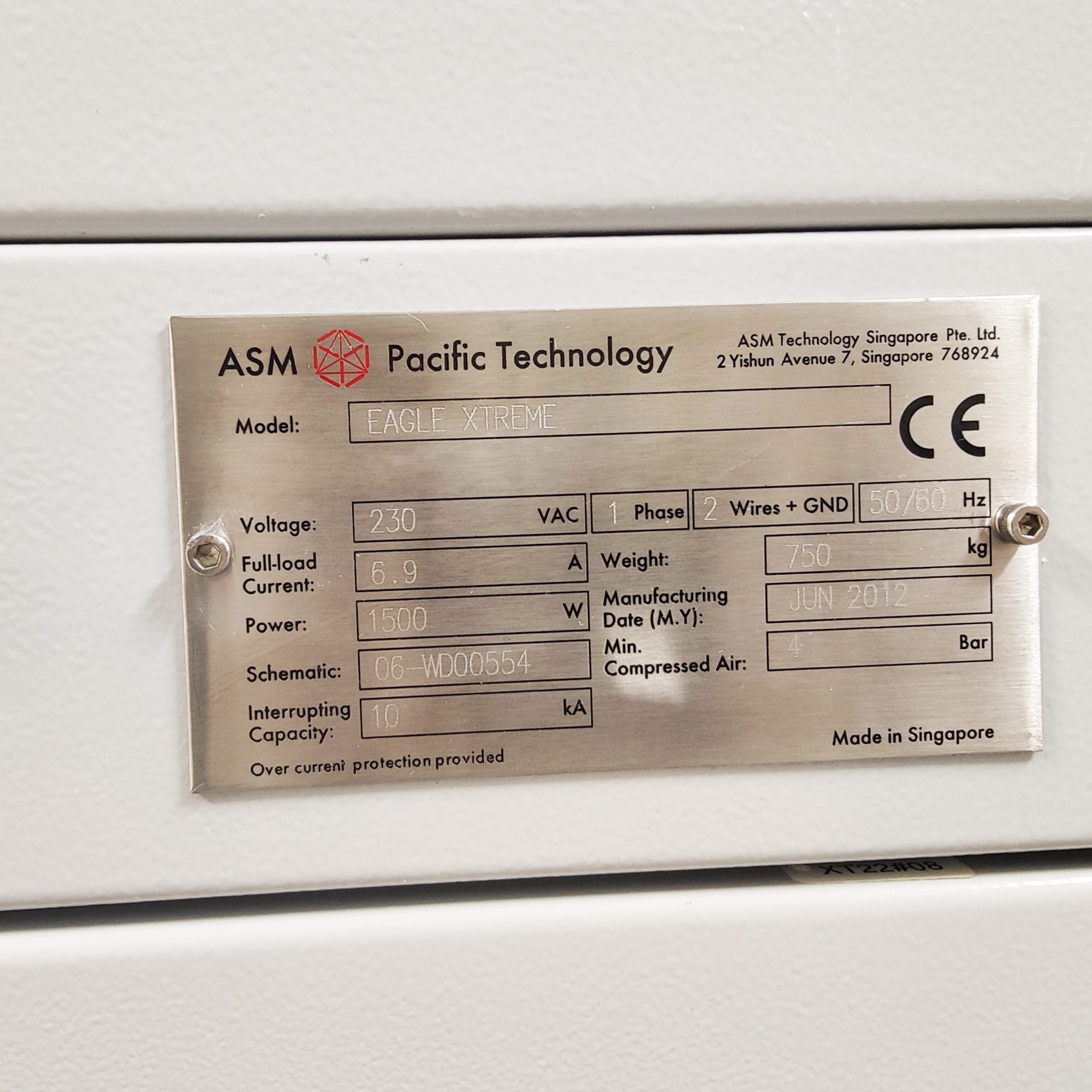 Used 2012 ASM Eagle Xtreme Wire Bonders