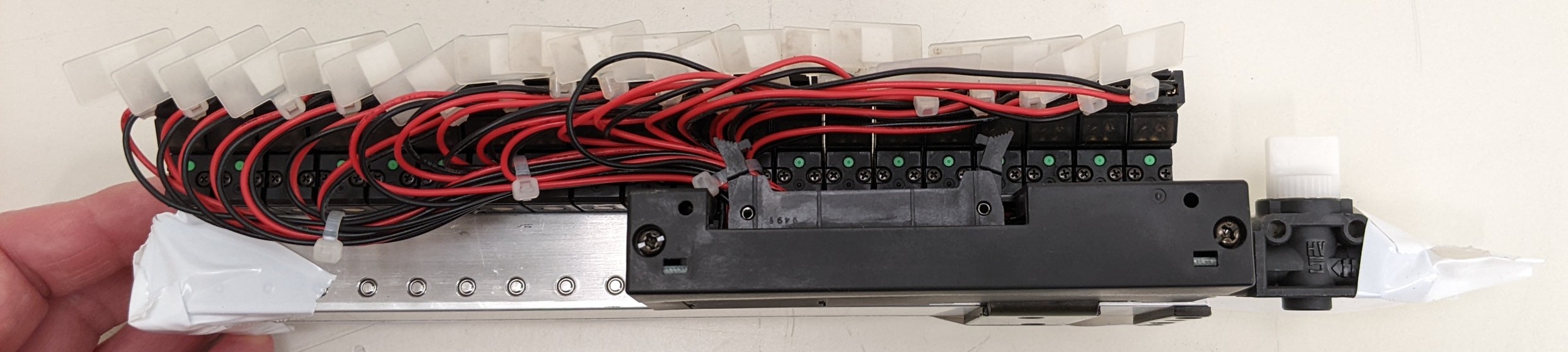 Used TEL Act 8 Part Dev 3-X Dispense Valve Solenoid Block