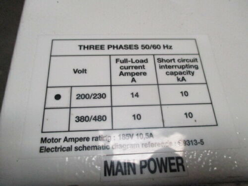 Used AMAT A.103P Vacuum Pump w/ 112970 Controller, N° AP8009185, 3 Phase