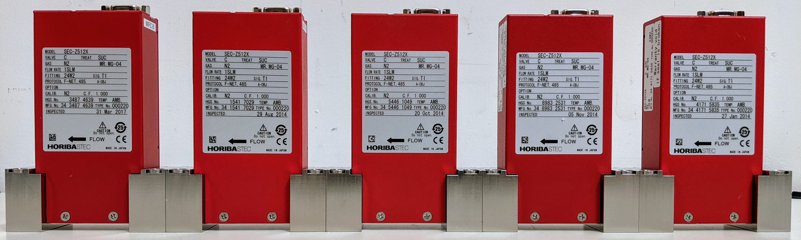 Used HORIBA STEC - (TEL Tokyo Electron) Z500 Digital Mass Flow Device