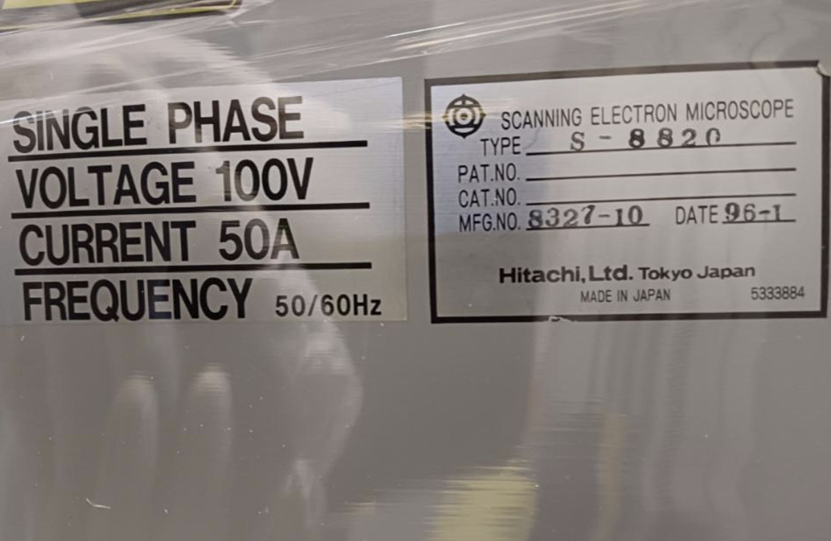 Used Hitachi S-8820 CD-SEM