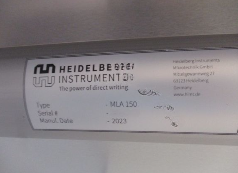 Used 2023 HEIDELBERG INSTRUMENTS MLA 150