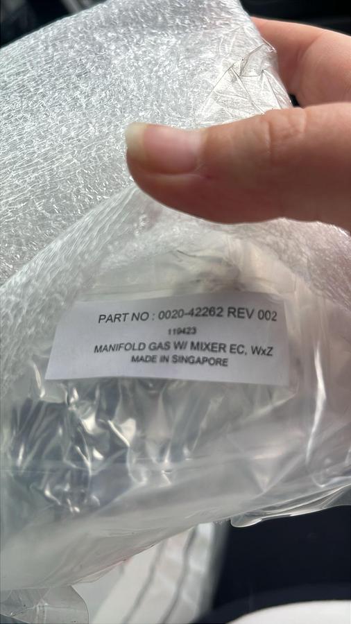 Used Applied Materials AMAT 0020-42262 MANIFOLD GAS OUT BWCVD