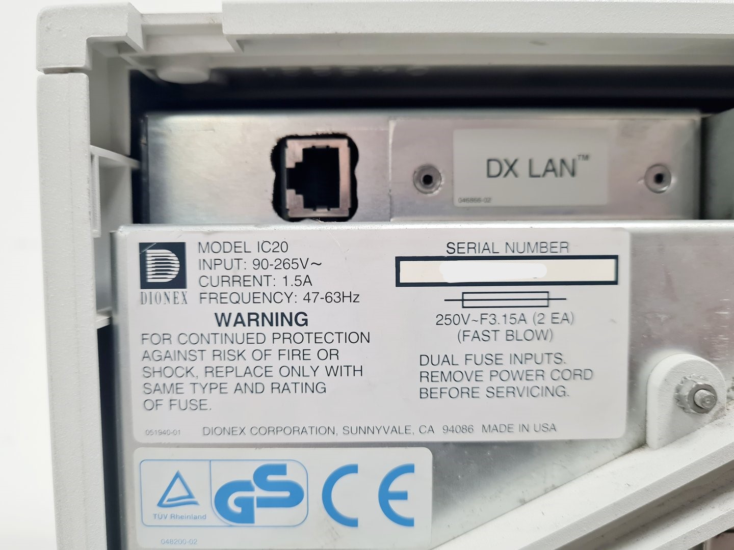 Used Dionex  Ion Chromatography System AS40, LC25, IC20 Lab