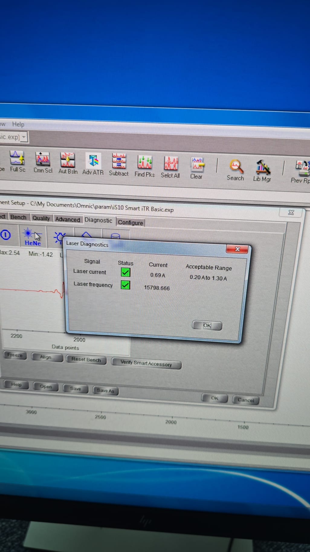 Used Thermo IS10 FTIR Smart ATR